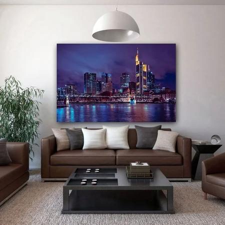 Imagem de Quadro Decorativo Grande Cidade Frankfurt - 120x60cm