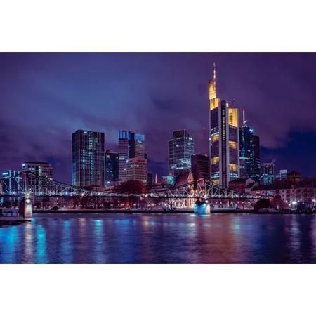 Imagem de Quadro Decorativo Grande Cidade Frankfurt - 120x60cm