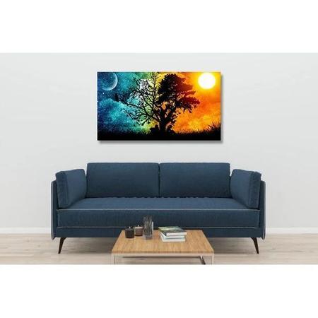 Imagem de Quadro Decorativo Grande Conceitual Dark and Light - 200x120cm