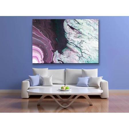 Imagem de Quadro Decorativo Grande Contemporâneo Abstrato Lilac - 120x60cm