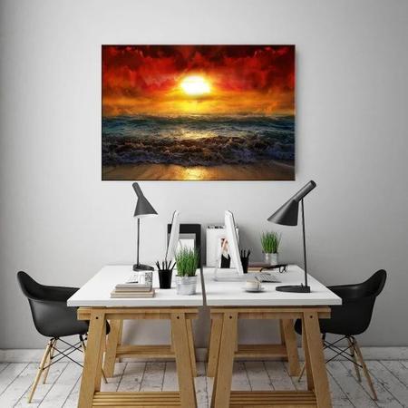 Imagem de Quadro Decorativo Grande Paisagem Amazing Beautiful Sunset - 180x120cm