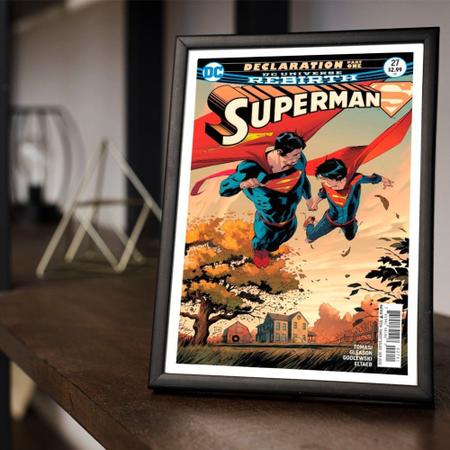 Quadro Decorativo Filmes Desenho Herois Superman Decorar
