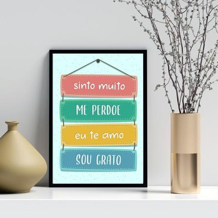 Imagem de Quadro Decorativo Ho' Oponopono Mágico- Placas 24x18cm