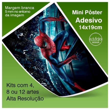 Quadro Decorativo Homem Aranha e Dr Octopus - Fran Adesivos de Parede