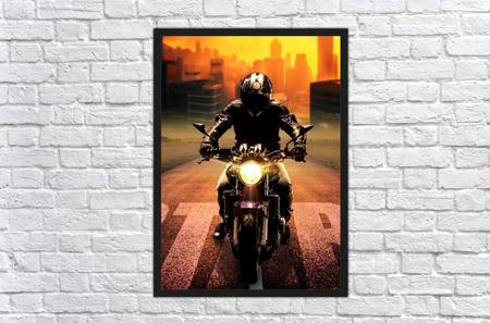 Imagem de Quadro Decorativo Motos Antigas Motocicletas Vintage Retrô Decorações Com Moldura G03