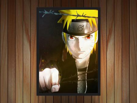 Quadro Decorativo Naruto Desenho Anime Salas Quartos Decorações Com Moldura  G01