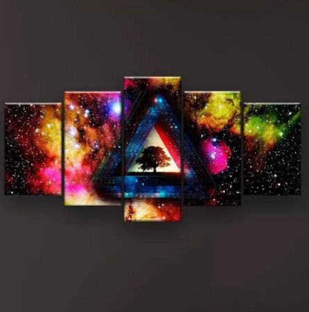 Imagem de Quadro Decorativo Painel Trippy Collor Psicodélico"