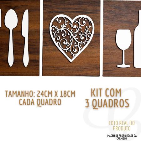 Imagem de Quadro Decorativo Para Cozinha Pequena Moderna Gourmet