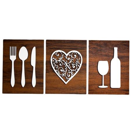 Imagem de Quadro Decorativo Para Cozinha Pequena Moderna Gourmet