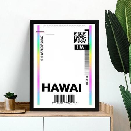 Imagem de Quadro Decorativo Passagem Para O Hawai 24X18Cm