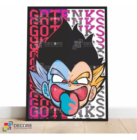 Quadro Decorativo Dragon Ball Z Goku Super Sayajin 5 Peças - Quadro  Decorativo - Magazine Luiza