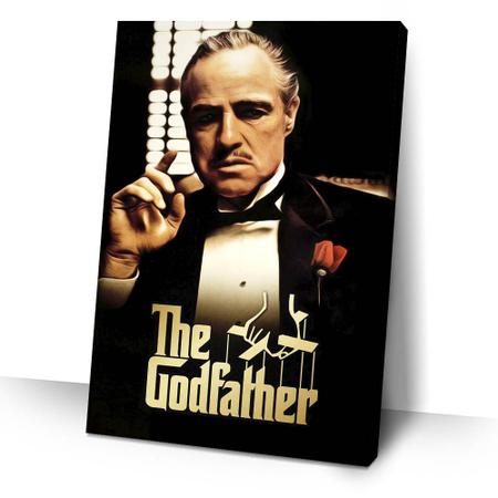 Imagem de Quadro Decorativo Poderoso Chefão 60x90 Don Corleone