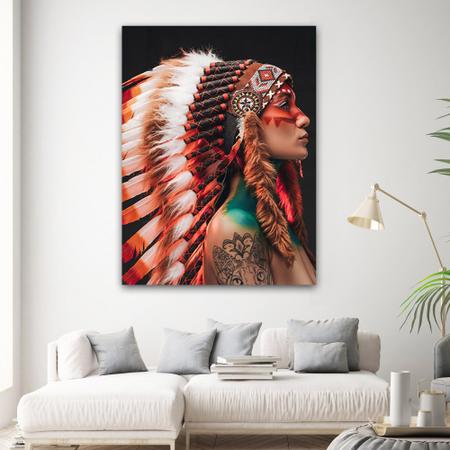 Imagem de Quadro decorativo sala   India Americana   98x70