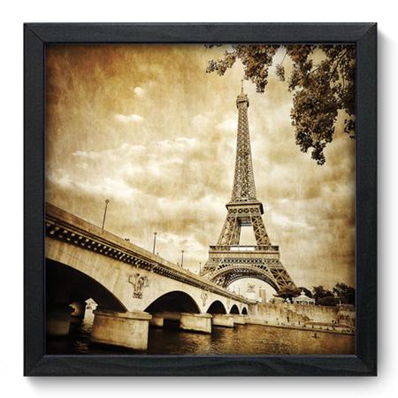 Imagem de Quadro Decorativo - Torre Eiffel - 33cm x 33cm - 012qdmp