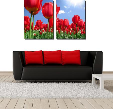 Quadro Decorativo Kit 2 Peças Banco Vermelho e Telefone - Rei dos Quadros -  New Rei dos Quadros