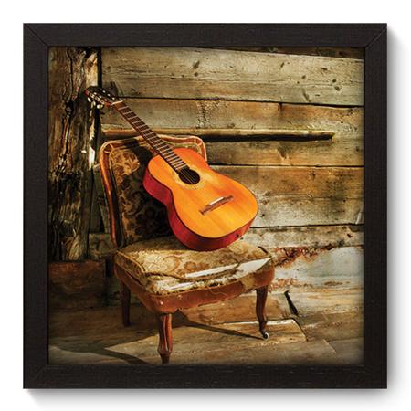 Imagem de Quadro Decorativo - Violão - 22cm x 22cm - 005qdgp