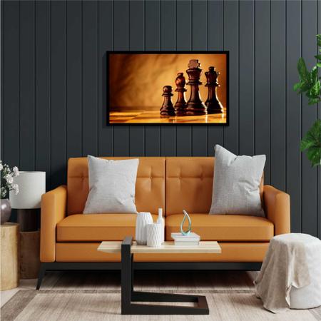 quadro decorativo Xadrez para sala, quartos e escritórios