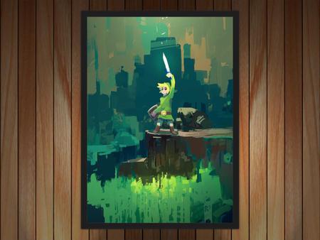 Quadro decorativo Link The Legend of Zelda