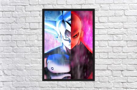 Quadro Decorativo Dragon Ball Goku Anime Desenho Com Moldura - Vital Q com  o Melhor Preço é no Zoom