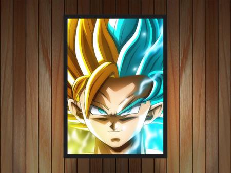 Quadro Dragon Ball Goku Anime Desenho Com Moldura G01 - Vital Quadros Do  Brasil - Quadro Decorativo - Magazine Luiza