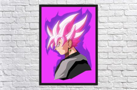 Quadro Decorativo Dragon Ball Goku Anime Desenho Com Moldura - Vital Q com  o Melhor Preço é no Zoom