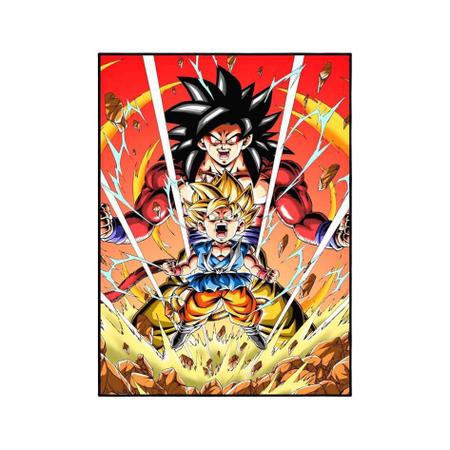 Quadro dragon ball gt  Black Friday Pontofrio