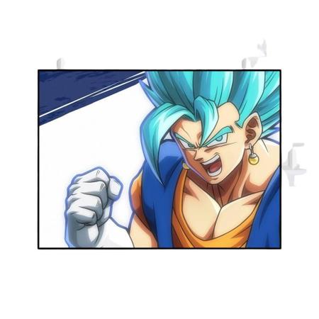 Quadro - Dragon Ball Super - Goku super sayajin blue - Decoração