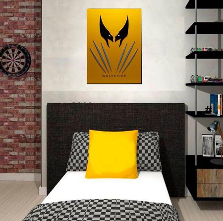 Imagem de Quadro em Relevo Wolverine - Marvel