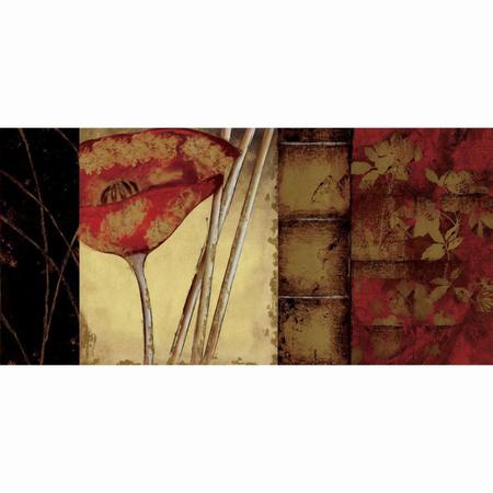 Imagem de Quadro em Tela Decorativa Abstrata Floral Decore Pronto