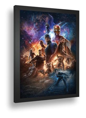 Quadro Emoldurado Poste Marvel Vingadores Thanos Com Vidro - Quadros A+ Imagem de Quadro Emoldurado Poste Marvel Vingadores Thanos Com Vidro