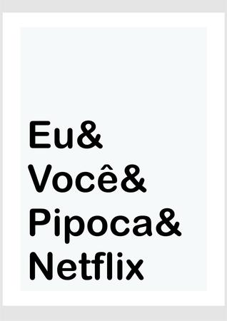 Quadro - Eu, você, Netflix & Pipoca