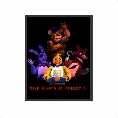 Quadro FNAF Five Nights at Freddy's com Moldura 30x40cm - Plimshop - Quadro  Decorativo - Magazine Luiza