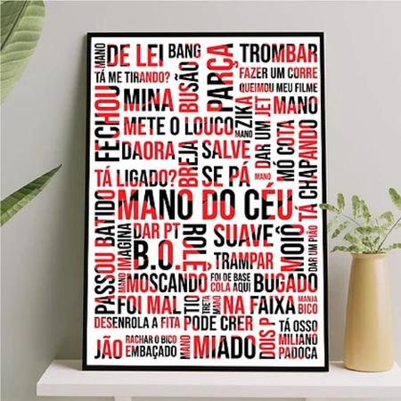 Quadro e poster Gírias de São Paulo - Quadrorama