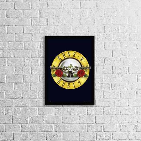 Imagem de Quadro Guns N' Roses 33x24cm - com vidro