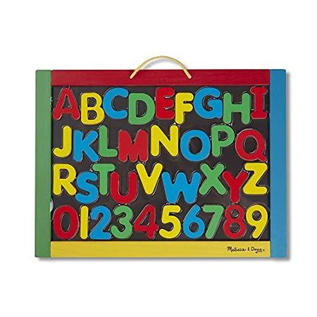 Imagem de Quadro Magnético e Placa Apagamento Seco Melissa & Doug - 36 Ímãs, Giz, Borracha e Caneta