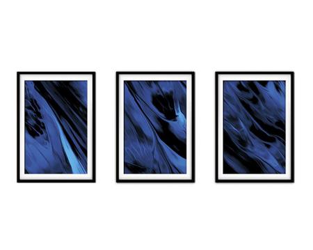 Imagem de Quadro mdf 68x126 abstrato formas abstratas mod 70