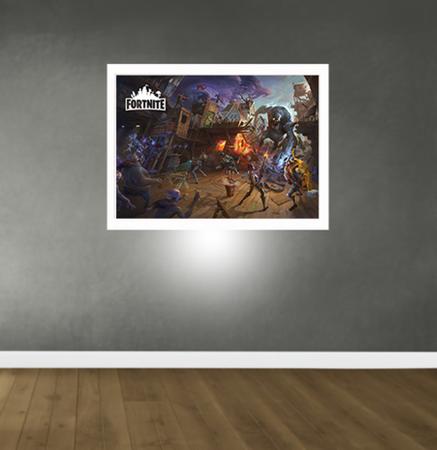 Quadro para Quarto Fortnite 45 x33 A3 - Tudo4Home - Quadro Decorativo -  Magazine Luiza