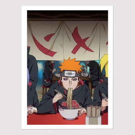 Quadro Decorativo para Quarto Poster Naruto 45x33 A3