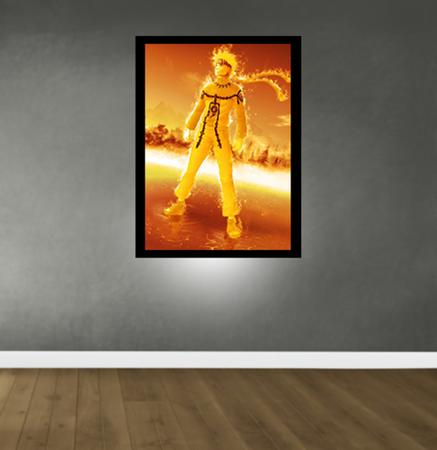 Quadro Decorativo para Quarto Poster Naruto 45x33 A3