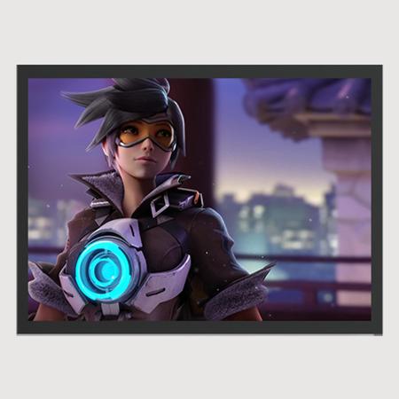 Quadro Decorativo Overwatch Tracer 32x23