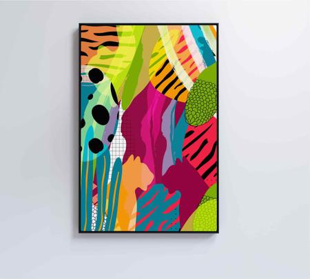Quadro Decorativo Pintura Aquarela Tropical 2 - Decor&Quadros
