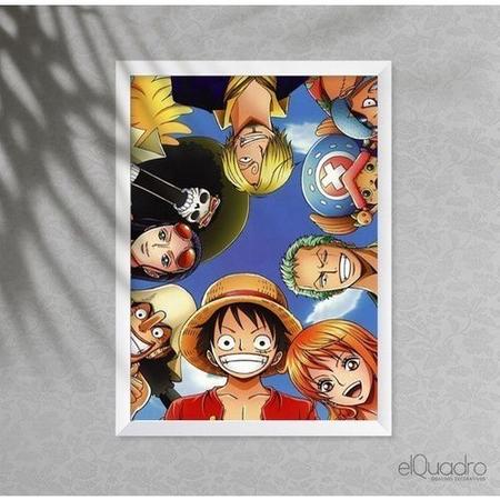 Quadro Decorativo Poster One Piece Anime Pirata