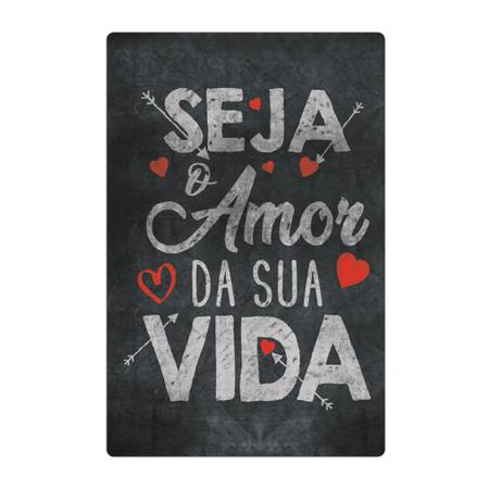 Imagem de Quadro Placa Decorativa - Seja o Amor