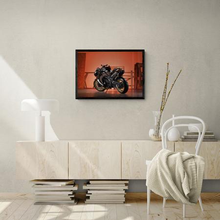 Quadro decorativo A3 Moto esportiva