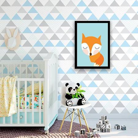 Imagem de Quadro Raposinha Baby 33x24cm - com vidro