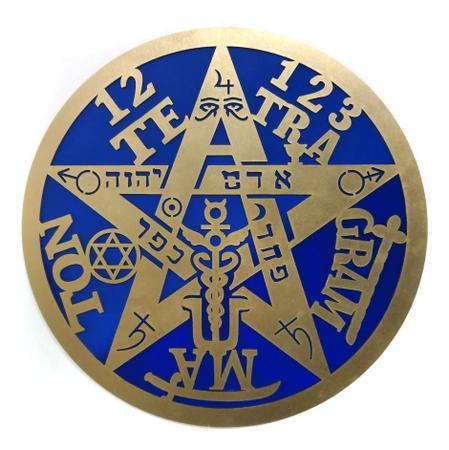 Imagem de Quadro Tetragrammaton 3D Poderoso Símbolo (20cm)