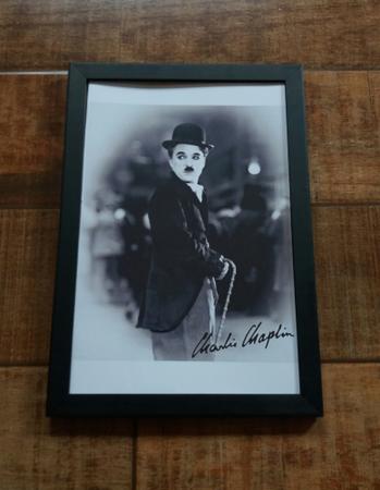 Imagem de Quadro Vintage Charlie Chaplin