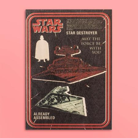 Imagem de Quadro Vintage Star Wars Destroyer