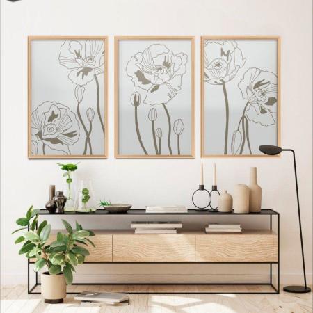 Quadros Decorativos Desenho Cactos Desenhos á Mão Bege Quarto Moderno -  DECORA10 - Quadro Decorativo - Magazine Luiza