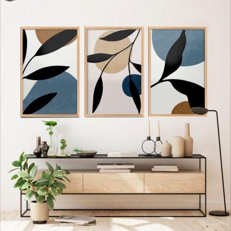 Quadros Decorativos Desenho Cactos Desenhos á Mão Bege Quarto Moderno –  Decora 10